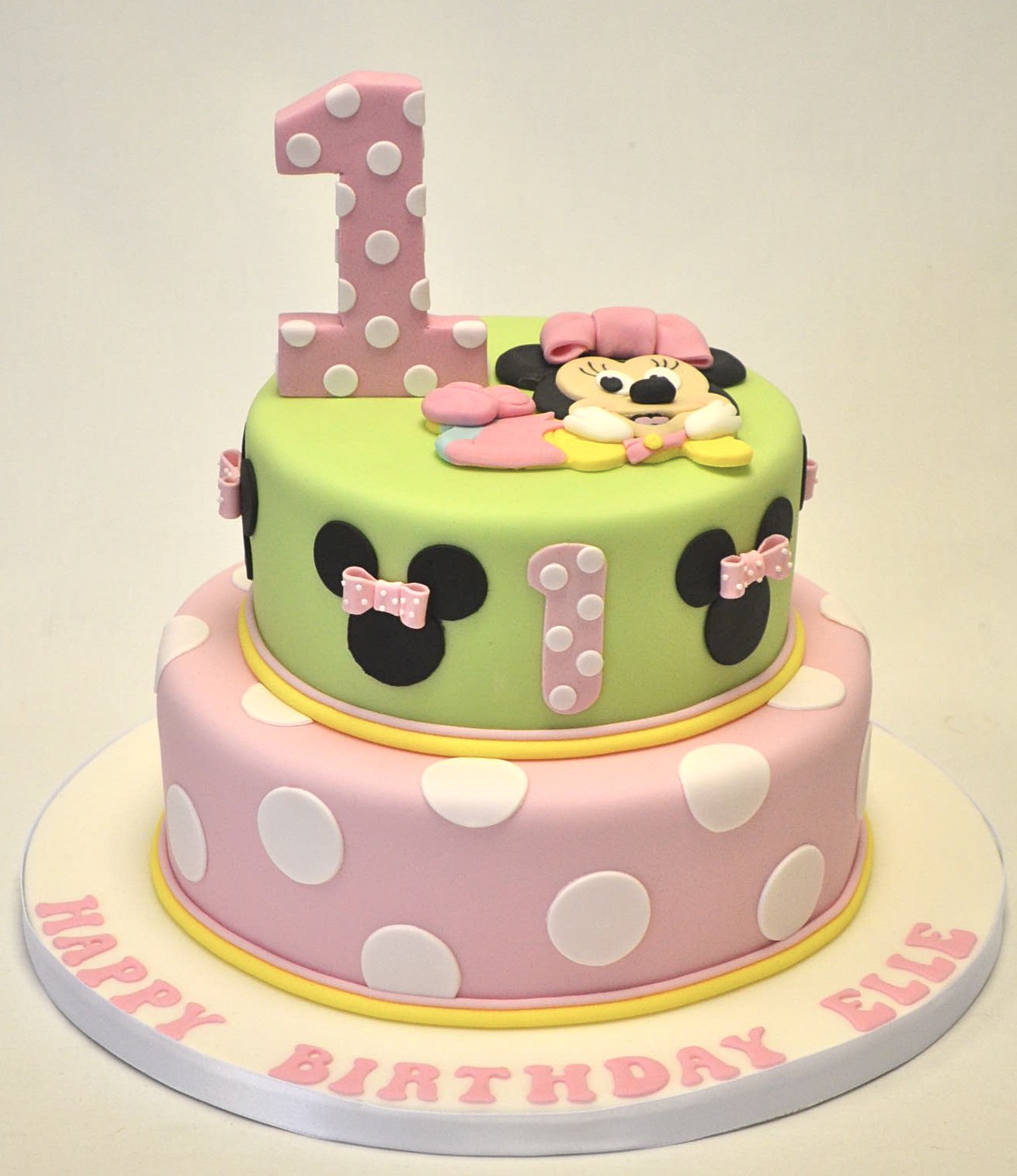 Minnie Mouse 2 Tier Cake