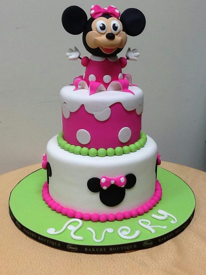 Minnie Mouse Birthday Cake Ideas