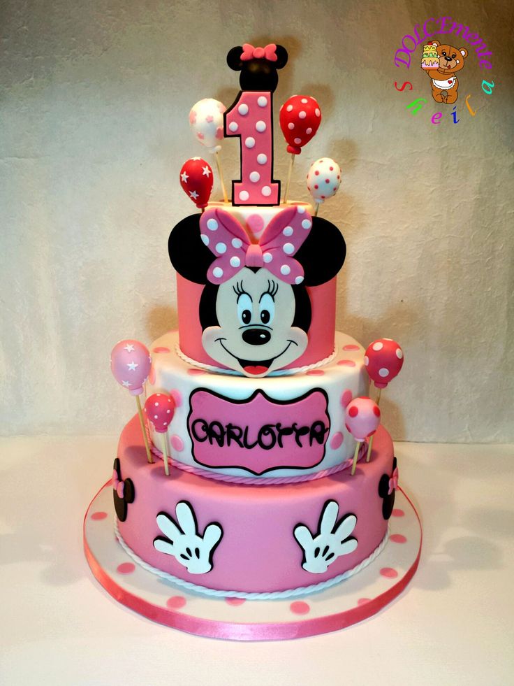 Minnie Mouse Birthday Cake