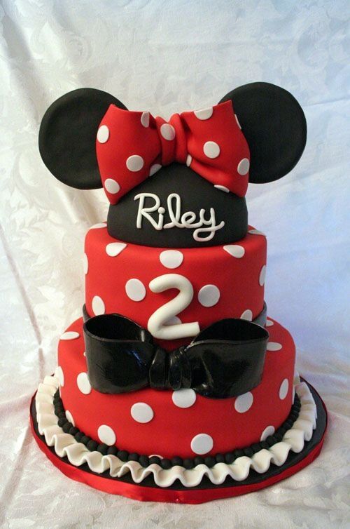 8 Photos of Baby Minnie Mouse Cakes For 2 Years Old