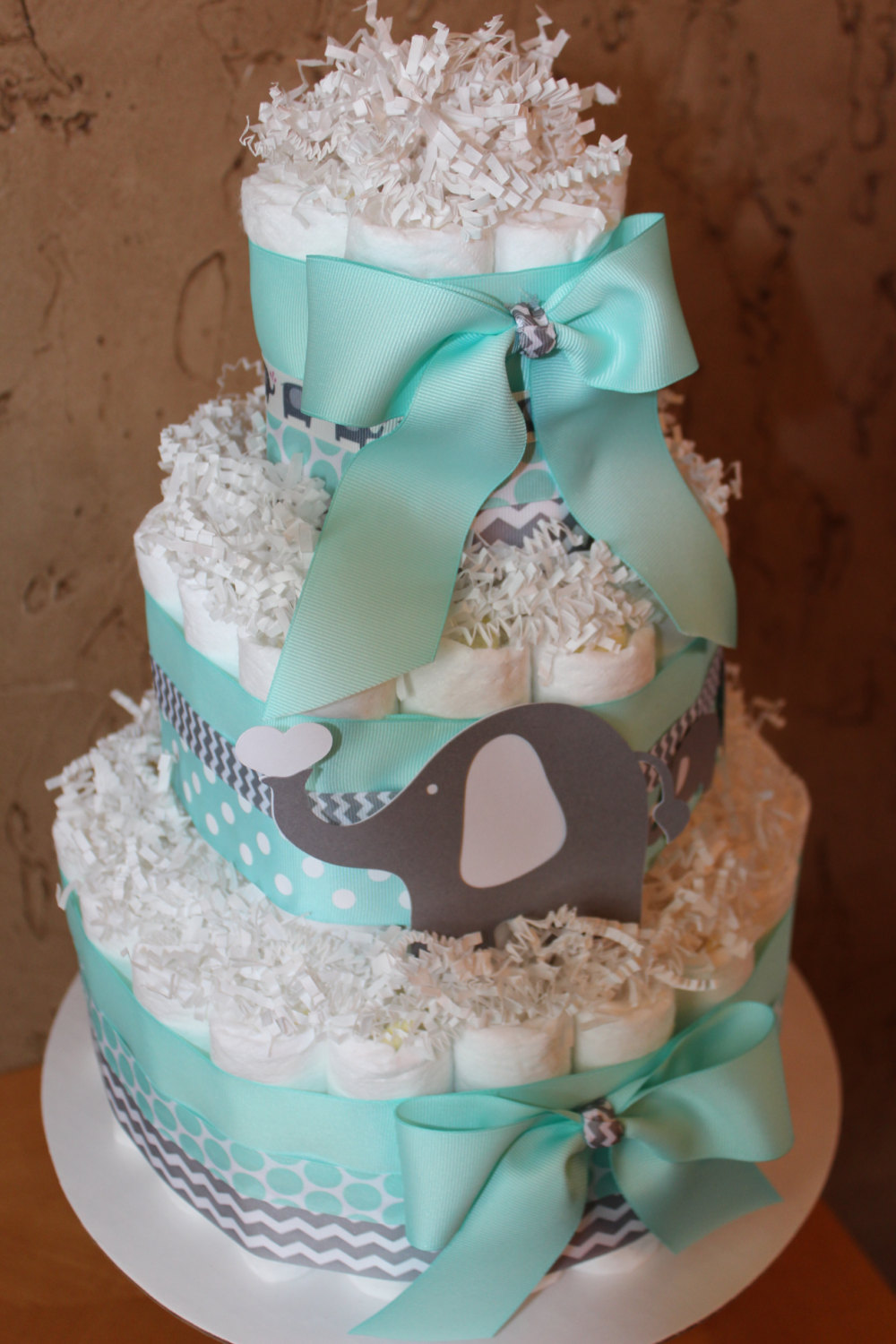 9 Photos of Mint Color Baby Shower Cakes