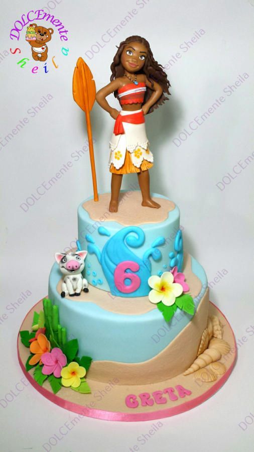 Moana Birthday Cake