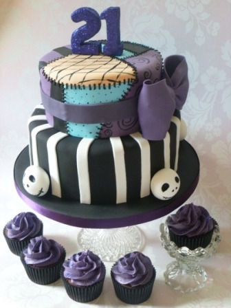 Nightmare Before Christmas Birthday Cake