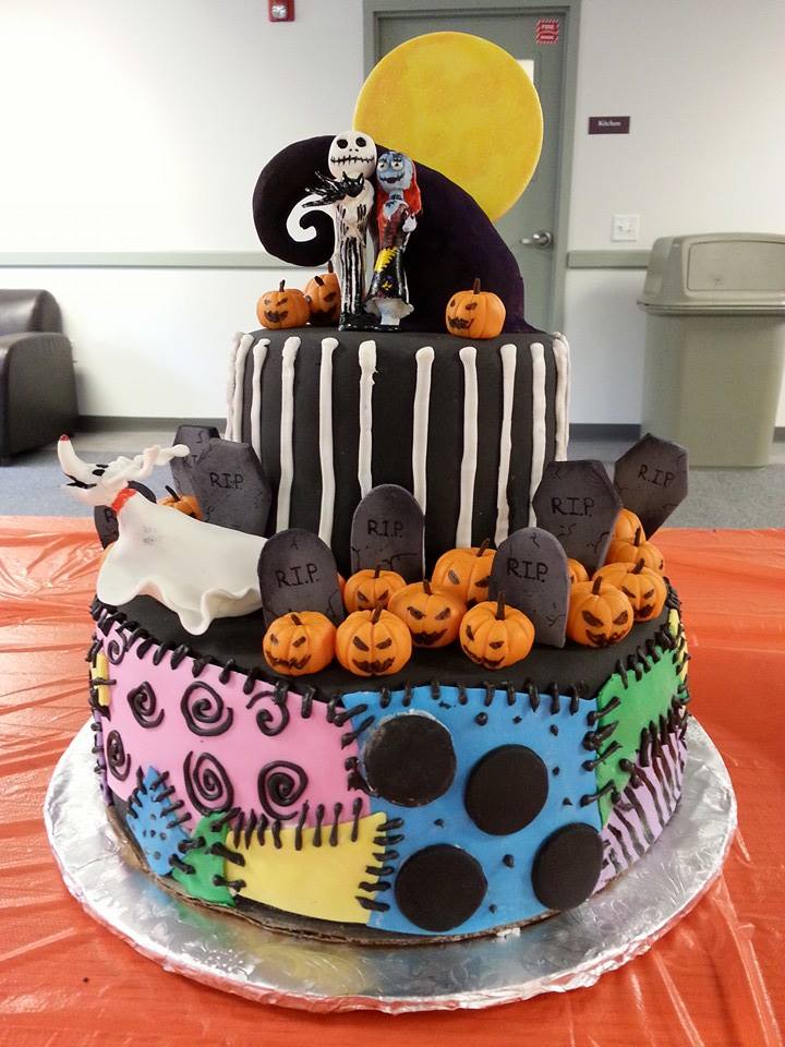 Nightmare Before Christmas Cake