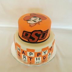 Oklahoma State University Birthday Cake