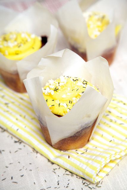 Olive Oil Lemon Cupcakes