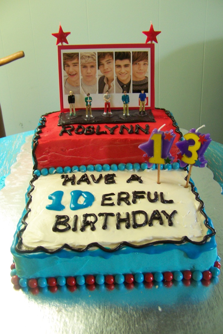 One Direction Birthday Cake