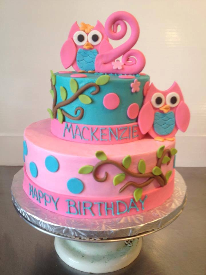 Owl Birthday Cake Ideas