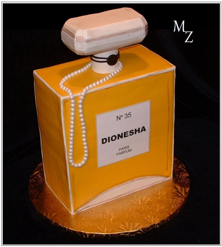 Perfume Bottle Cake