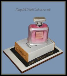 Perfume Bottle Cake