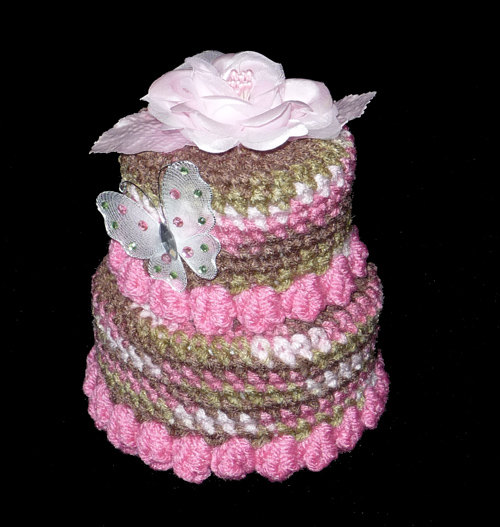 Pink Camo Baby Shower Cakes for Girls