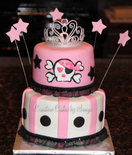 11 Photos of Girl Cakes Princess And Pirates