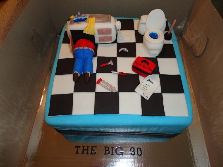 Plumber Birthday Cake