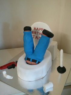 Plumber Birthday Cake