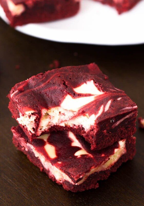 PNG Red Velvet Cheesecake Swirl Brownies