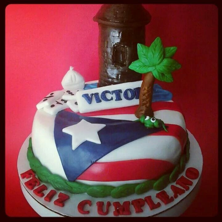 Puerto Rican Birthday Cake