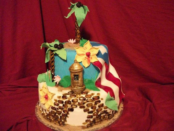 Puerto Rico Theme Cake