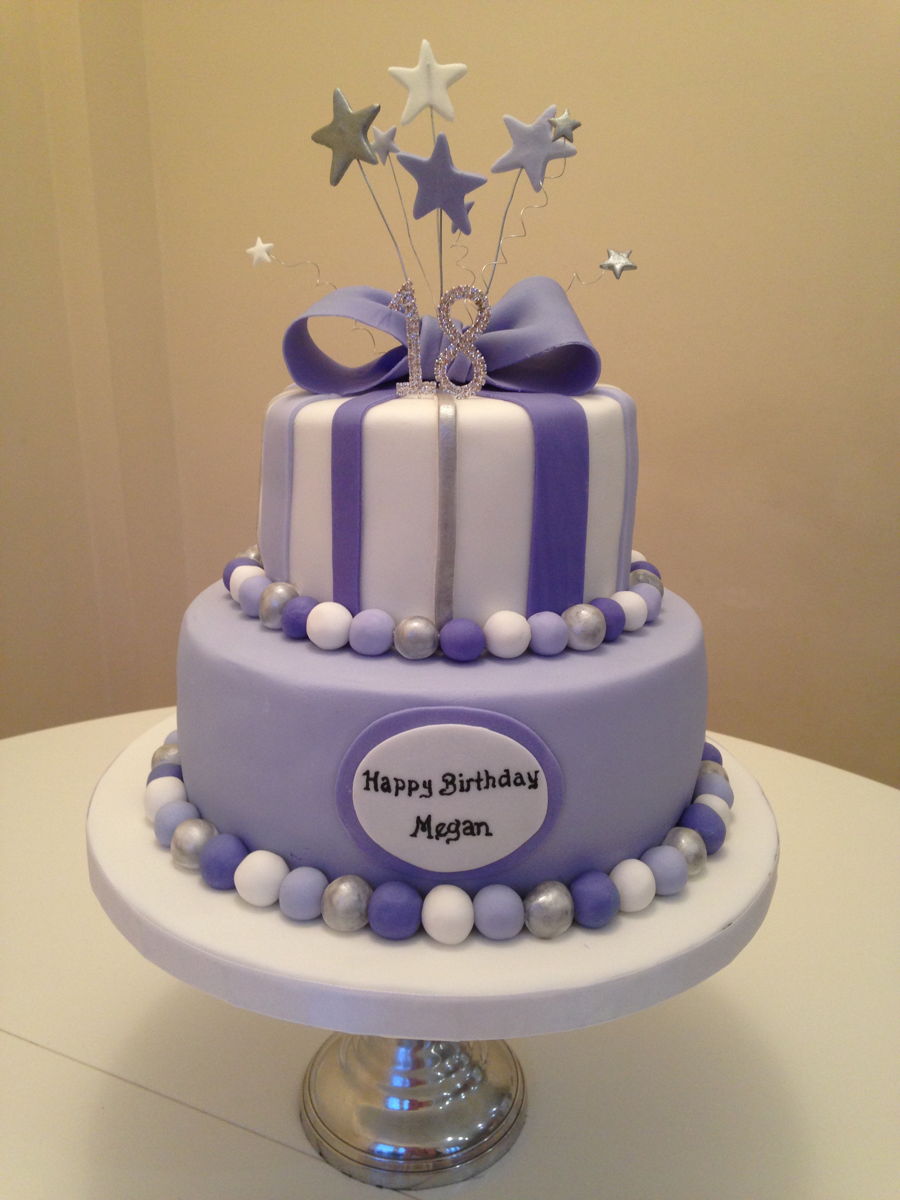 Purple Birthday Cake