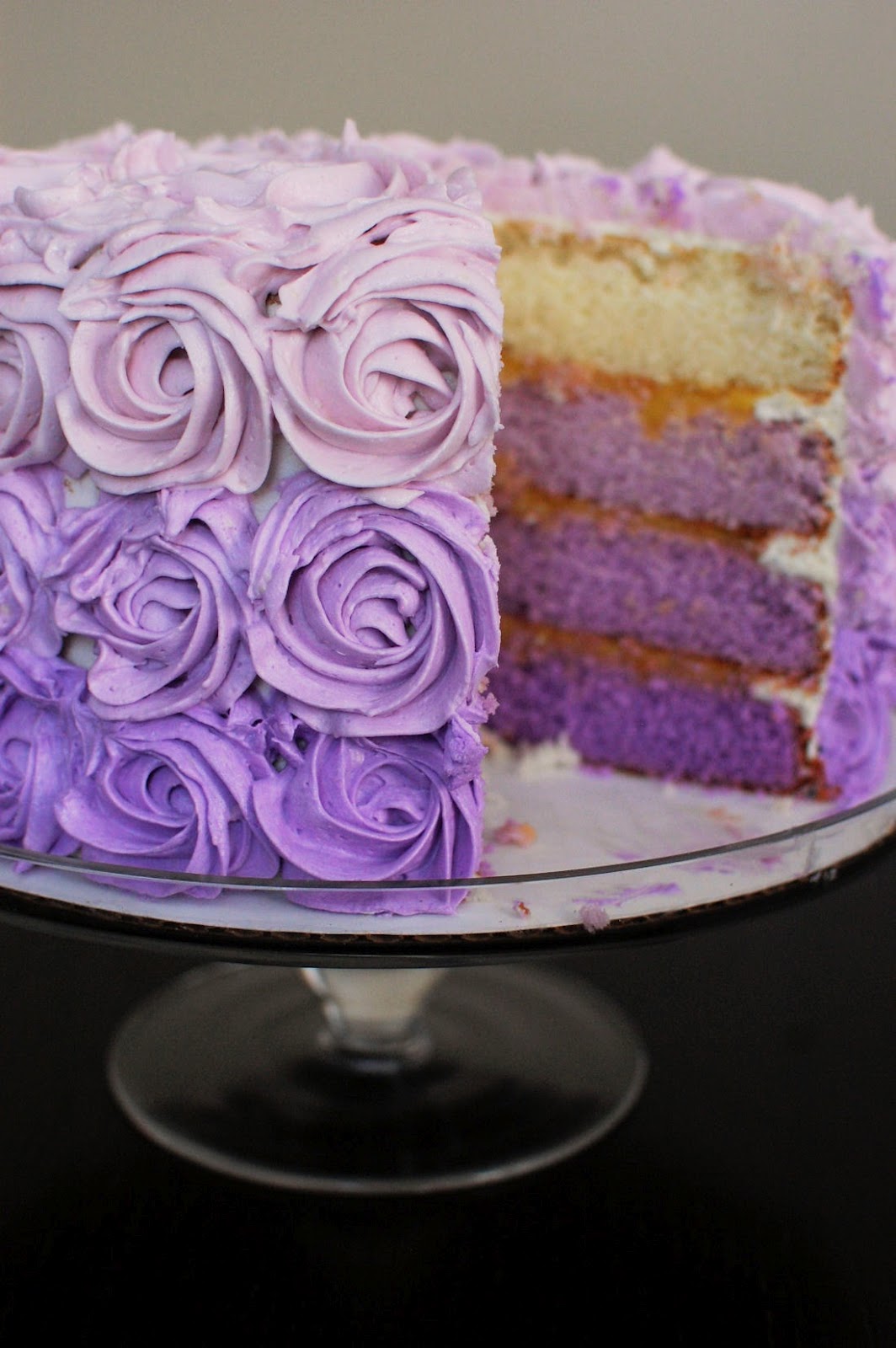 Purple Ombre Cake