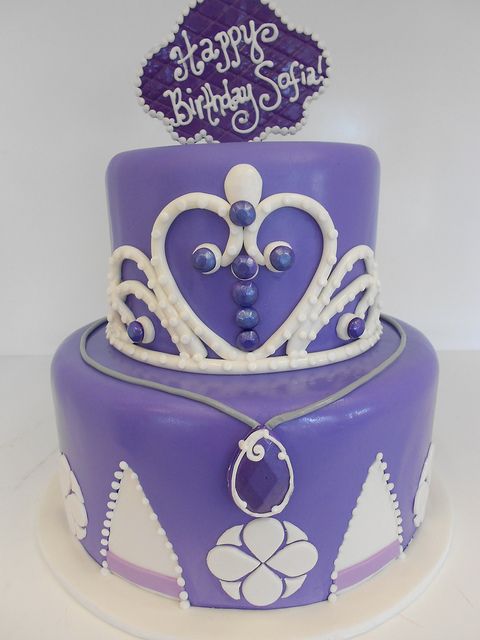 Purple Princess Sofia Cake