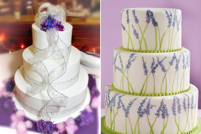 Purple Wedding Cake