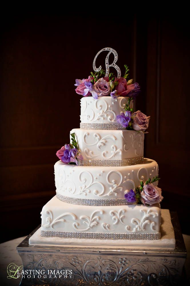 Purple Wedding Cake