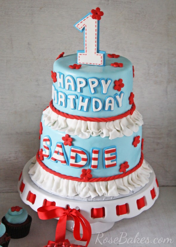 Raggedy Ann Birthday Cake