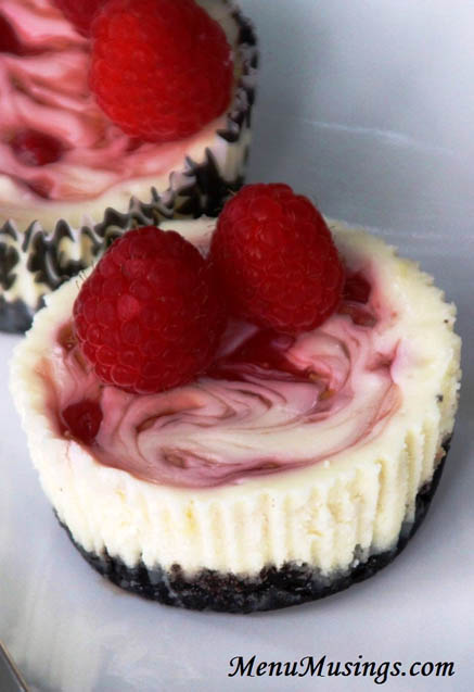 8 Photos of Raspberry Swirl Cheesecake Cupcakes With Oreo Crust