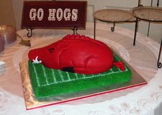 Razorback Grooms Cake