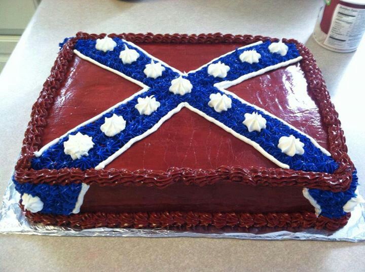 Rebel Flag Cake