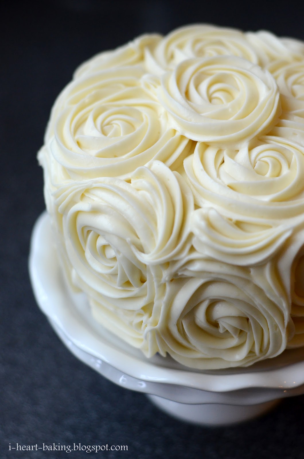 Red Velvet Cake with Roses