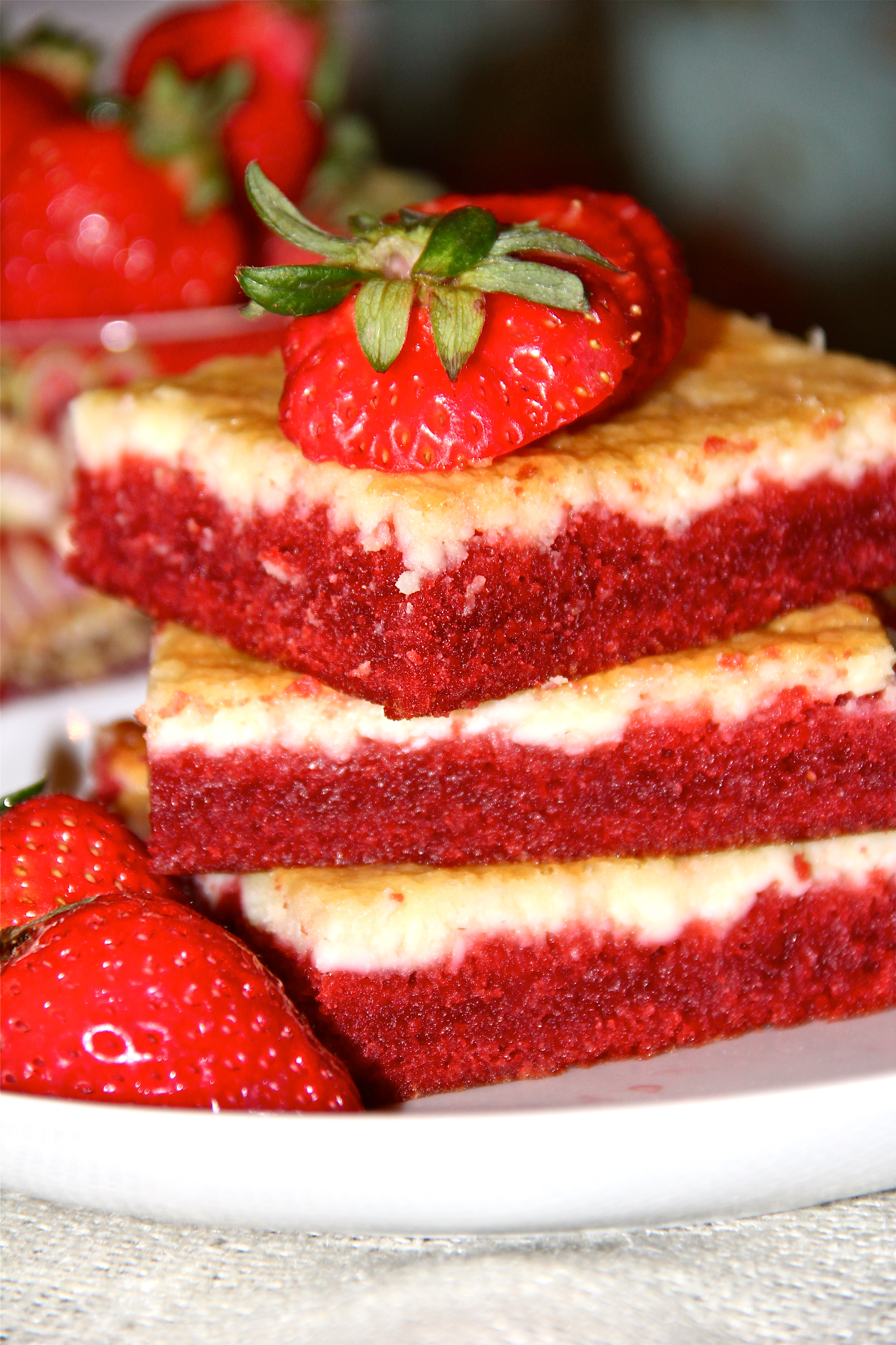 Red Velvet Cheesecake Brownies