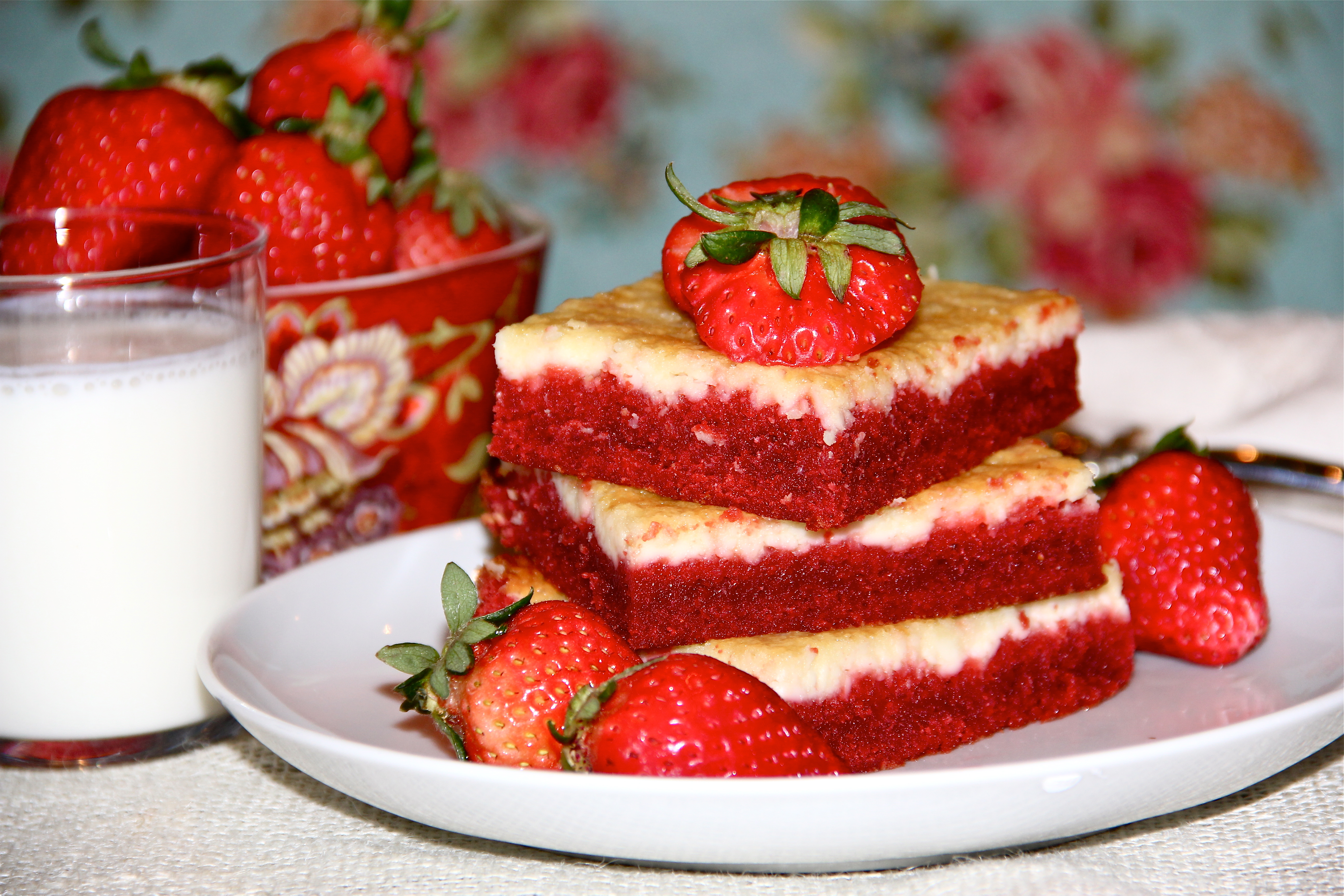 Red Velvet Cheesecake Brownies