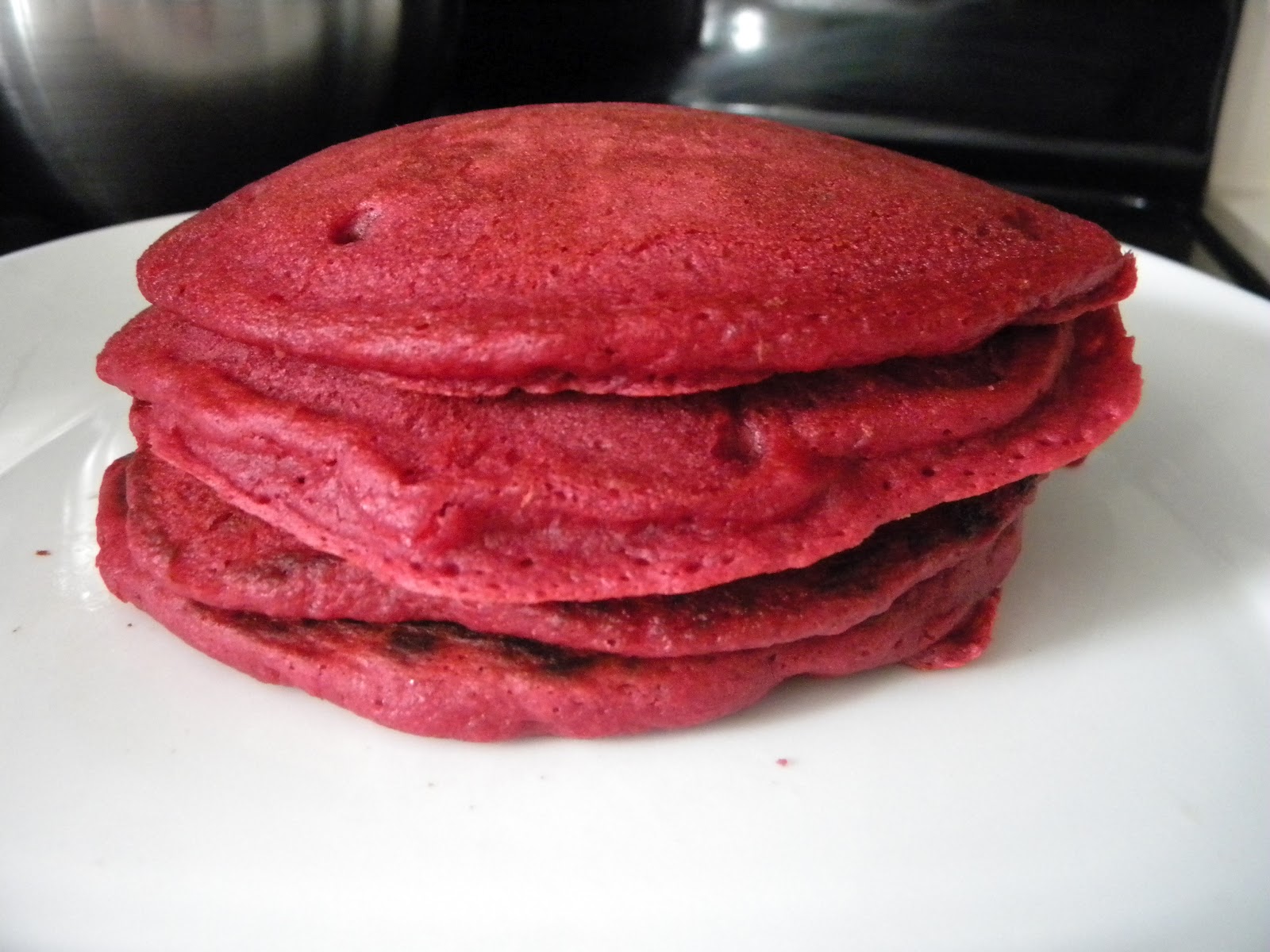 Red Velvet Pancakes