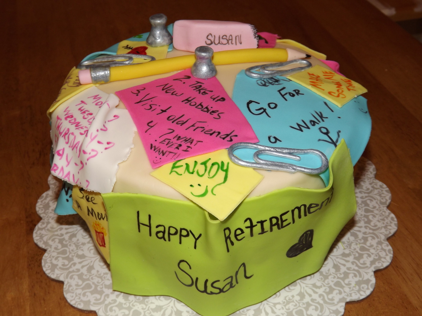 Retirement Cake Idea