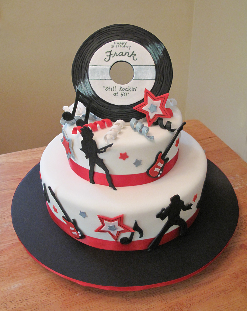 10 Photos of Number Birthday Cakes Rock Roll