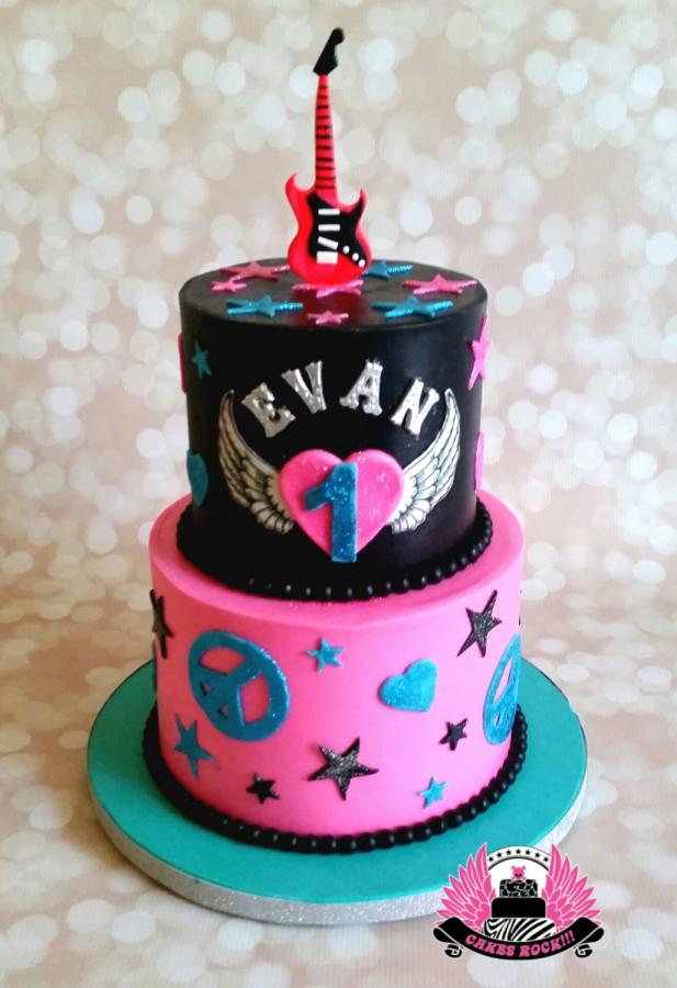 Rock Star Birthday Cake