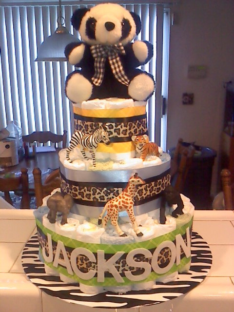 Safari Diaper Cake