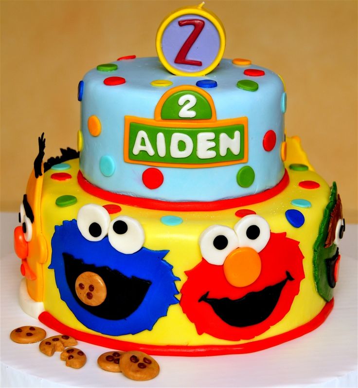 8 Photos of Sesame Street Birthday Cakes