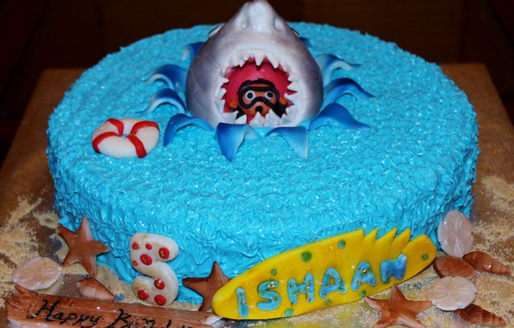 Shark Birthday Cake