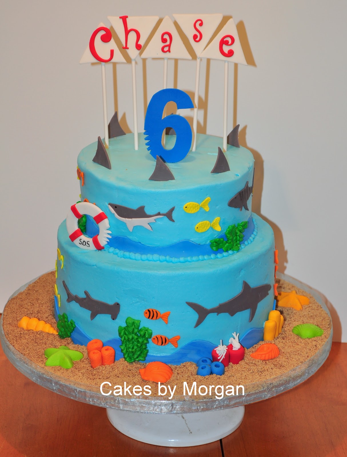 10 Photos of Shark Themed Birthday Cakes