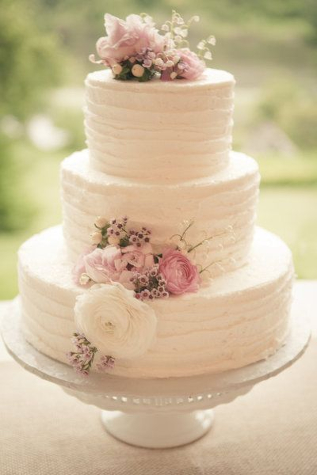 11 Photos of Simple Buttercream Wedding Cakes Flowers