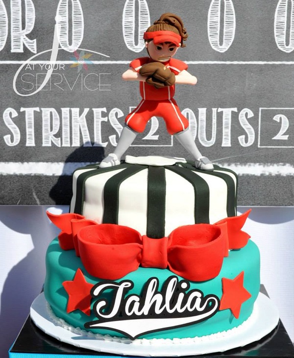 Softball Birthday Cake Ideas