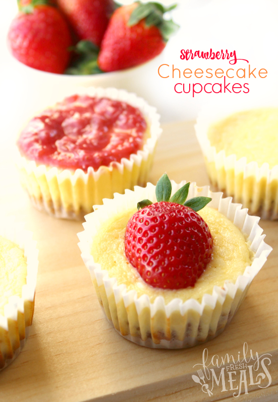 Strawberry Cheesecake Cupcakes