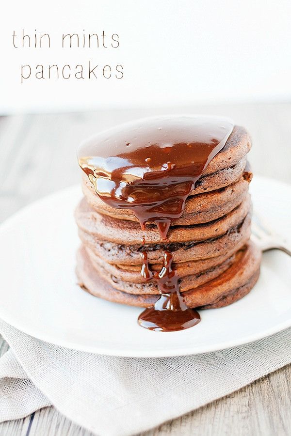 Thin Mint Pancakes