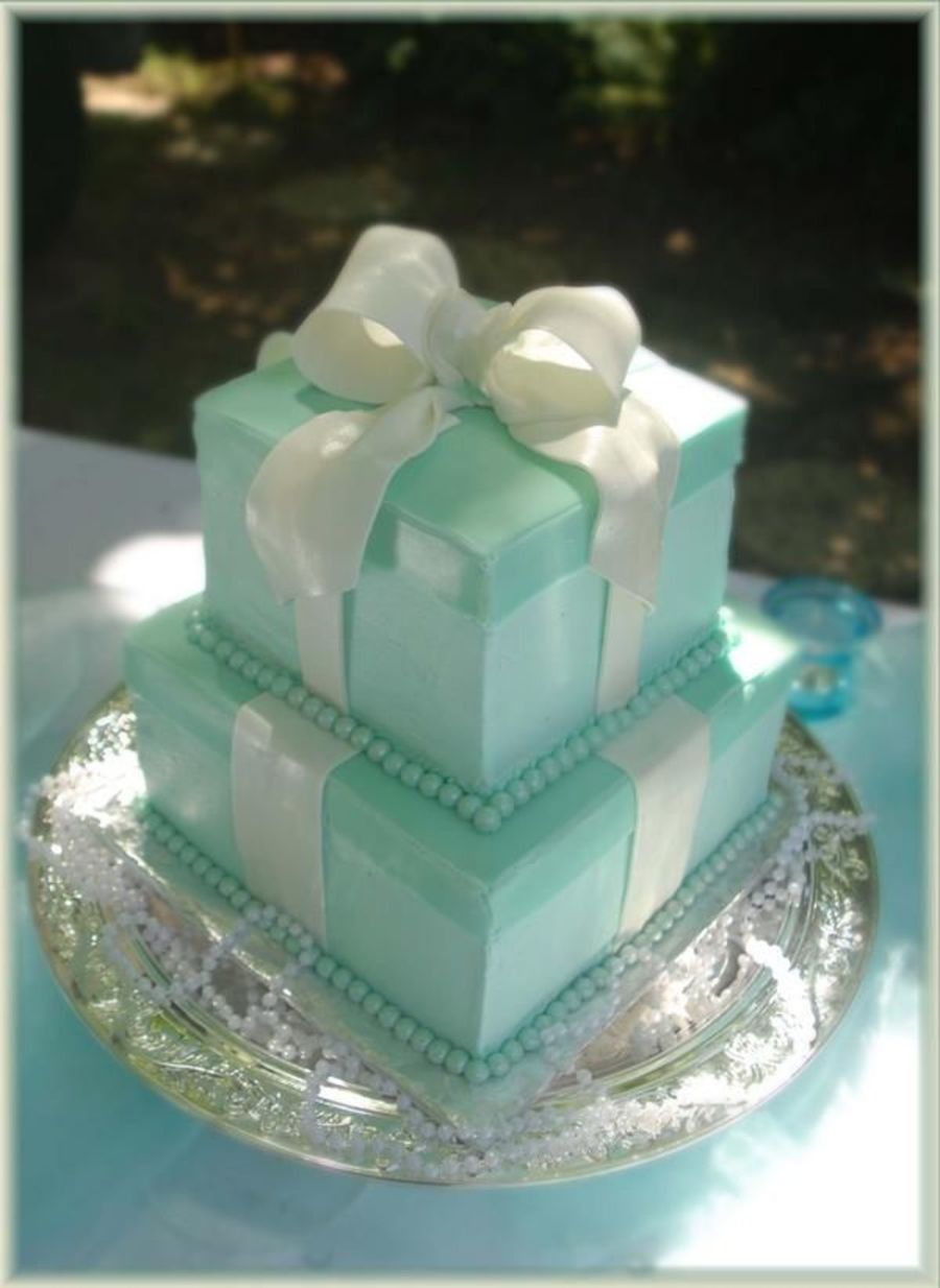 Tiffany Box Wedding Cake