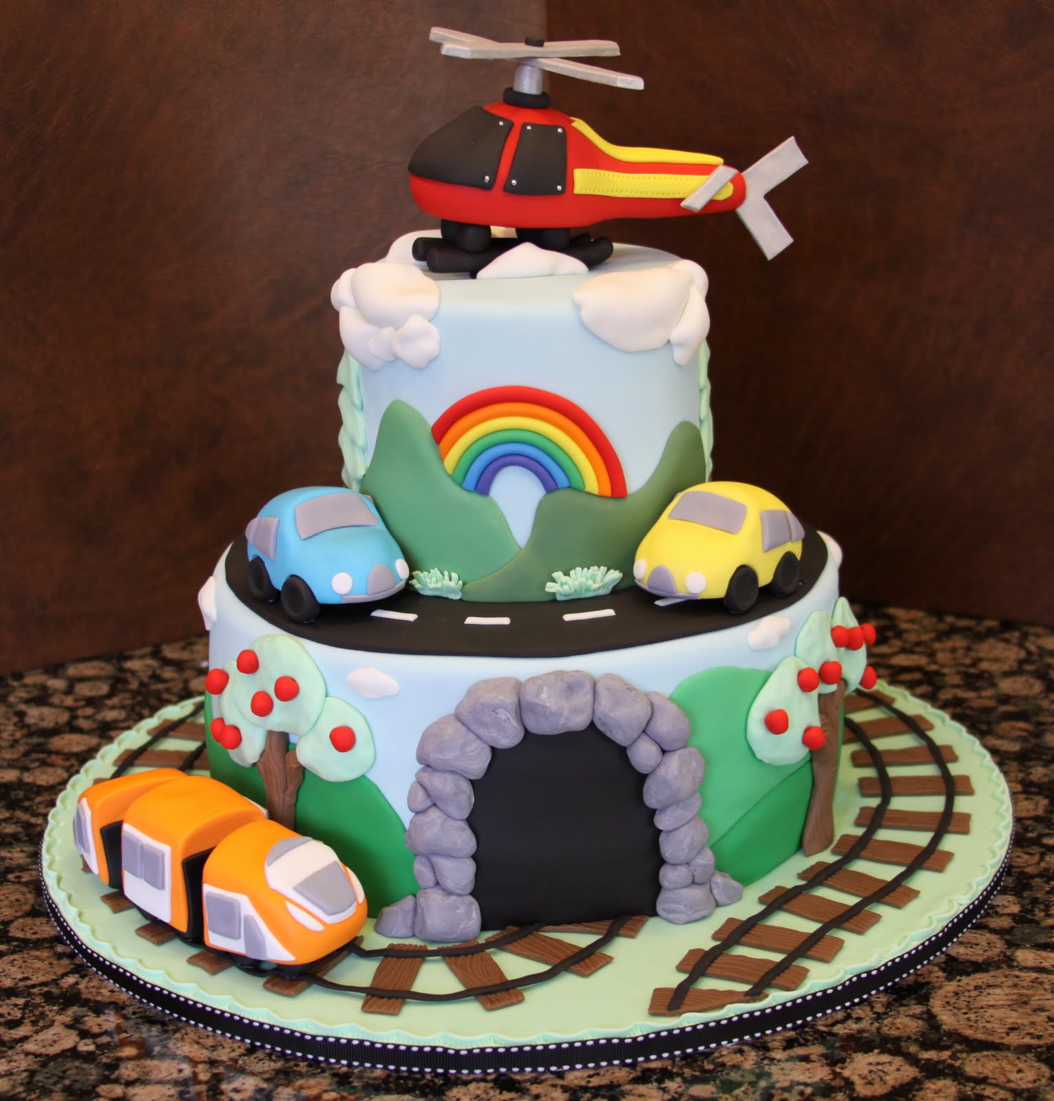 Transportation Birthday Cake Ideas