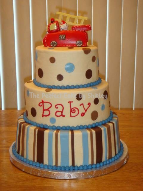 Truck Baby Shower Cake