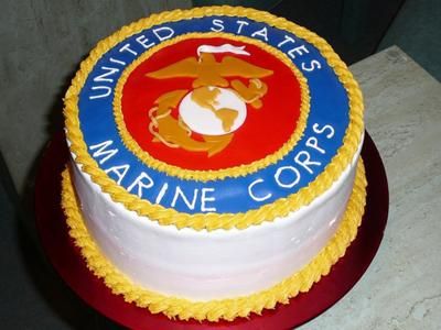 United States Marine Corps Birthday Cake