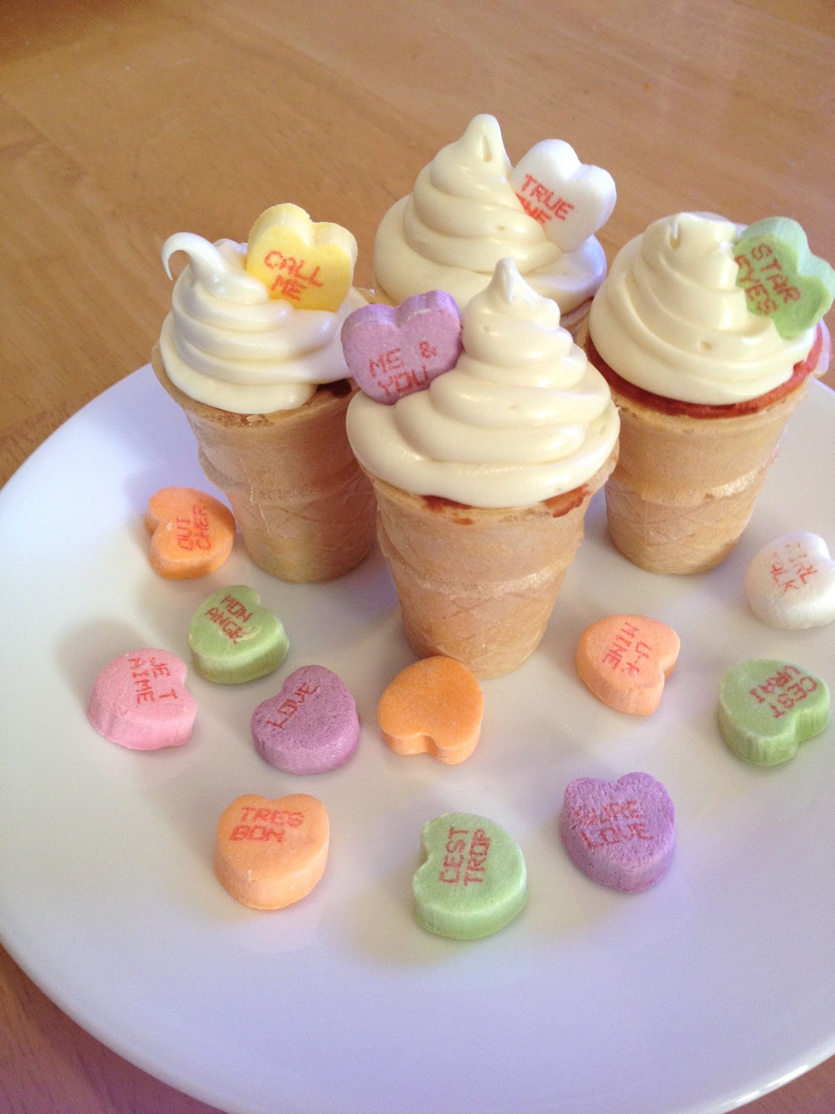 Valentine's Day Ice Cream Cupcakes